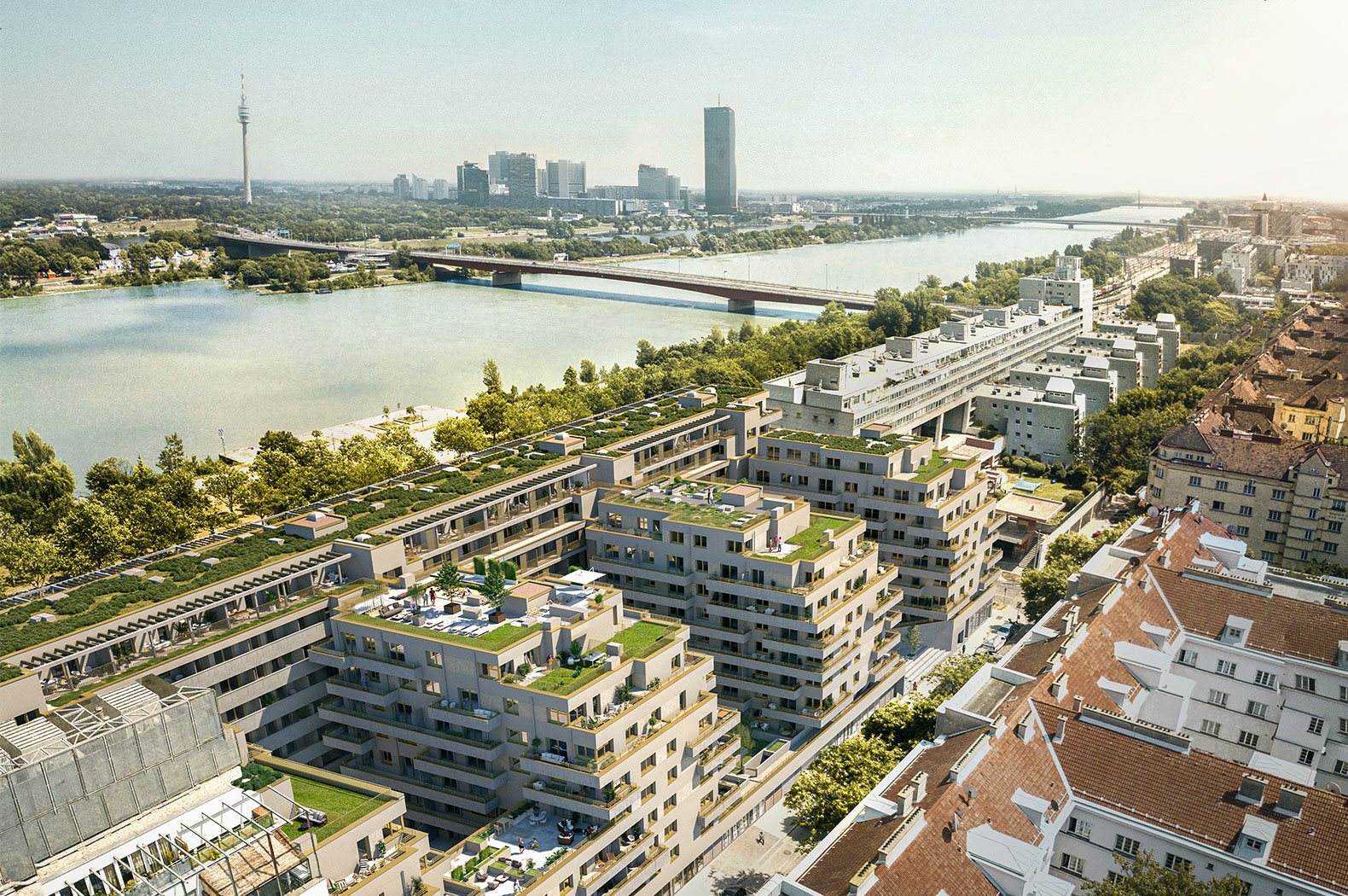 Donaukai Wohnung Miete Wien Projekt Architektur 01